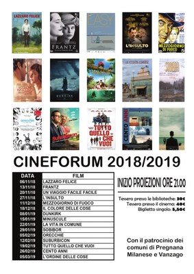 Cineforum 18 19